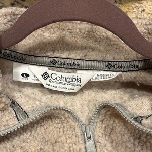 Columbia Tan Fleece Jacket